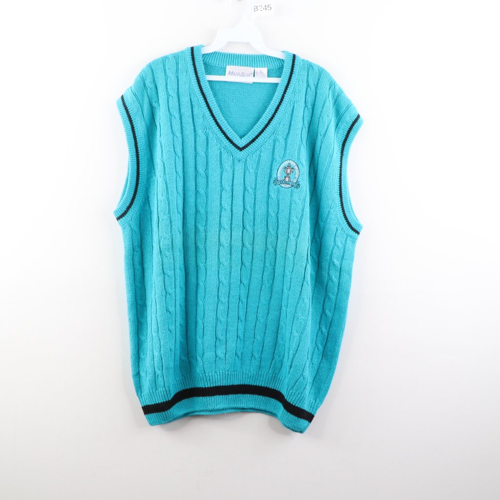 Vintage Pga Championship Cable Knit Golf Sweater